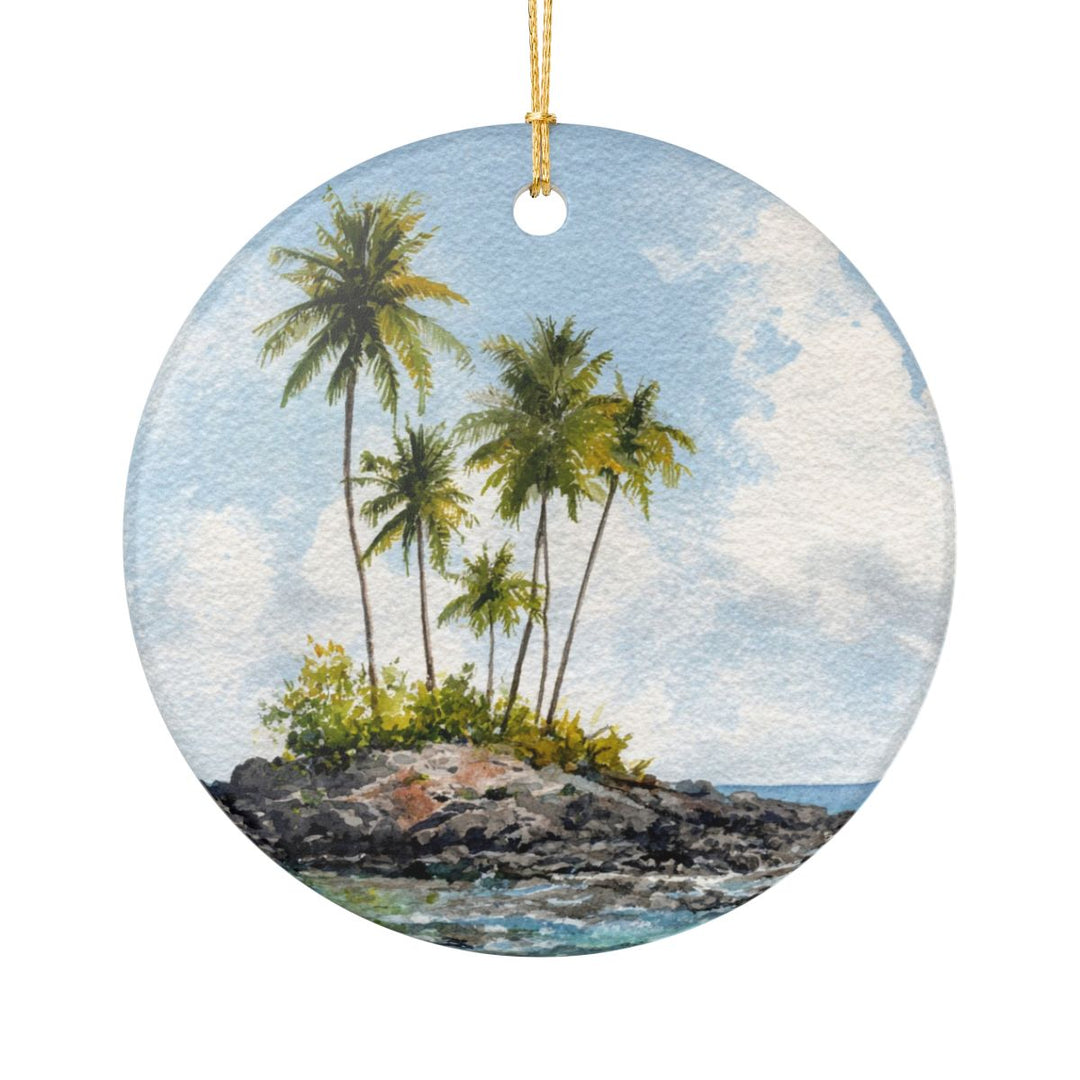 Big Island Hawaii Ornament: Unique Big Island Souvenir, Big Island Hawaii Xmas Decor, and Authentic Big Island Gift