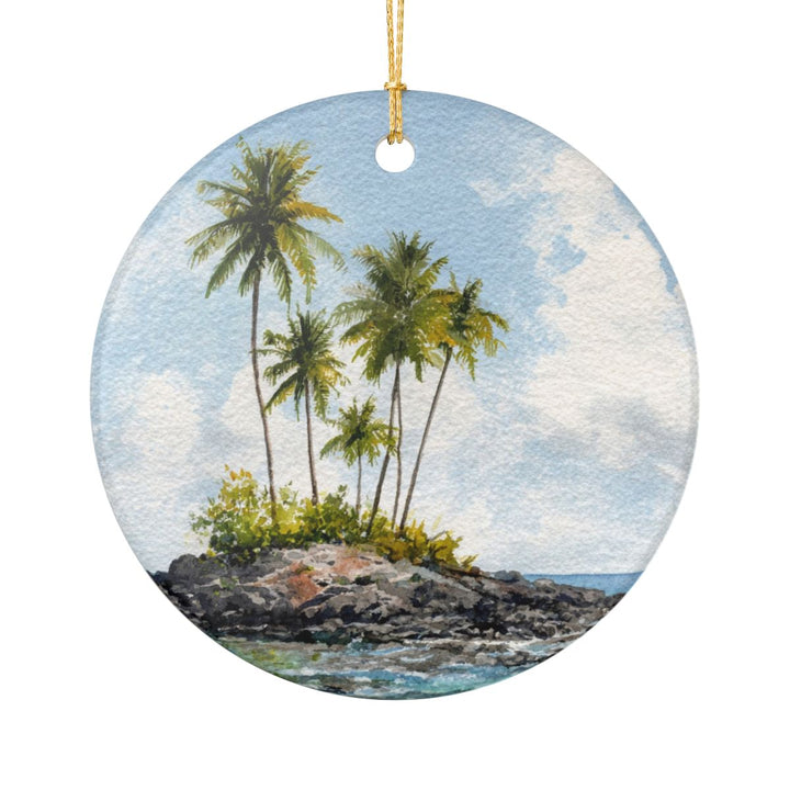 Big Island Hawaii Ornament: Unique Big Island Souvenir, Big Island Hawaii Xmas Decor, and Authentic Big Island Gift