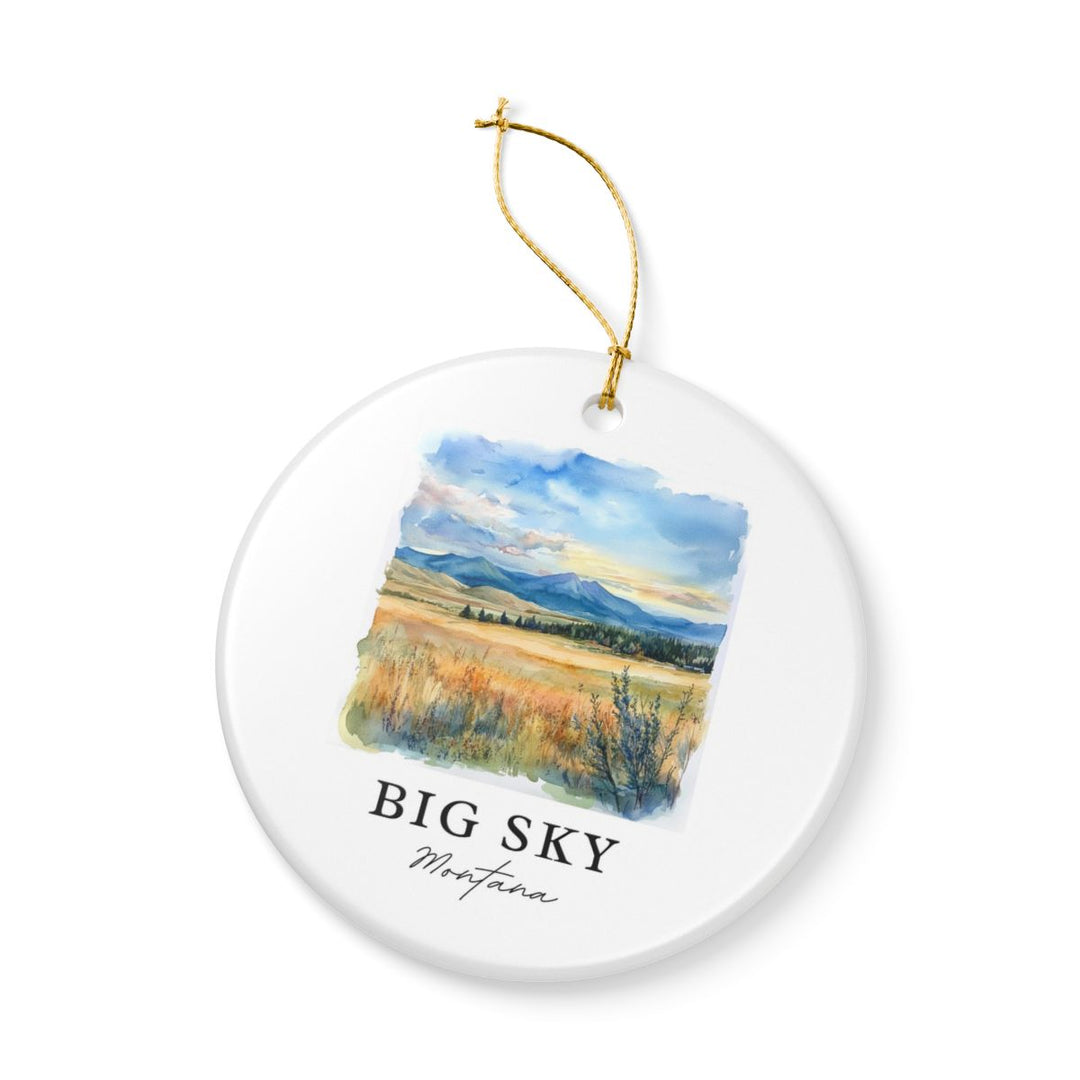 Big Sky Montana Ornament | Christmas Travel Souvenir Gift