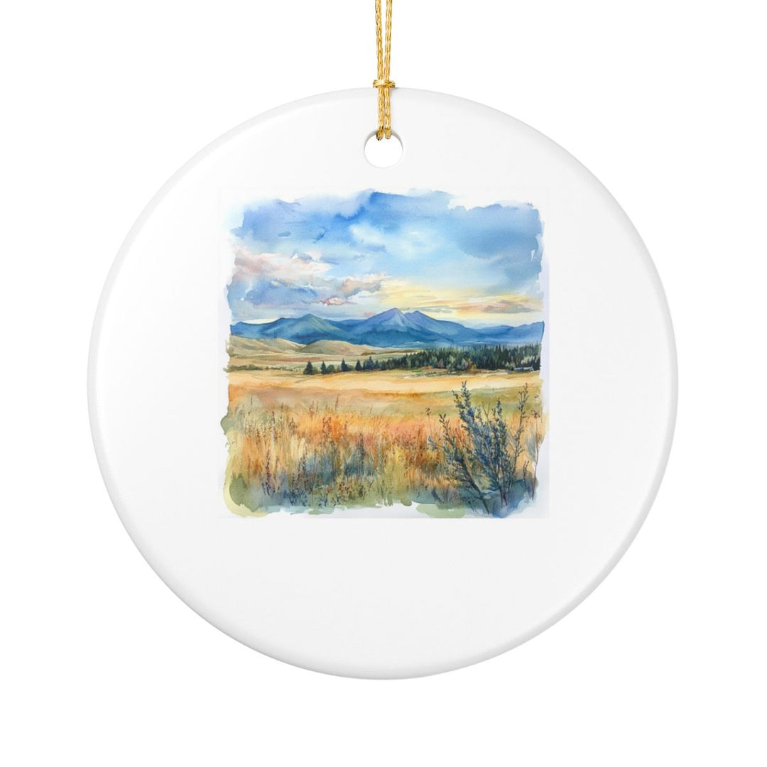 Big Sky Montana Ornament: Unique Big Sky Montana Souvenir, Big Sky Montana Xmas Decor, and Authentic Big Sky Montana Gift