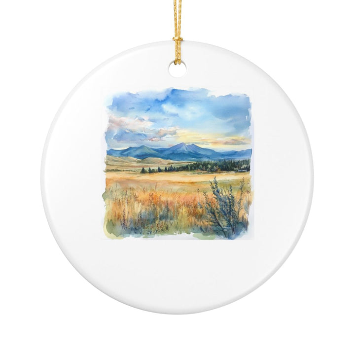 Big Sky Montana Ornament: Unique Big Sky Montana Souvenir, Big Sky Montana Xmas Decor, and Authentic Big Sky Montana Gift