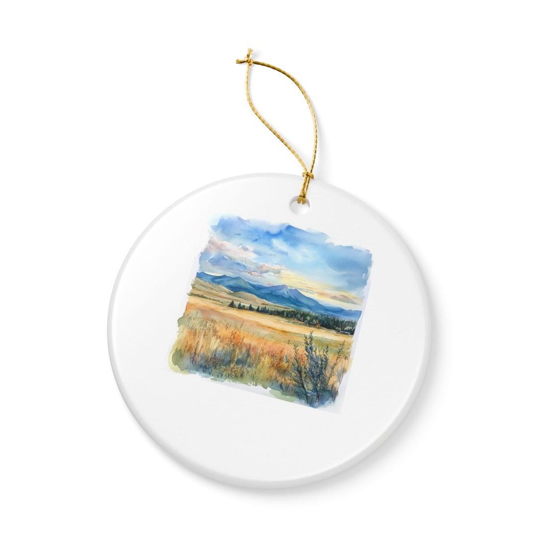 Big Sky Montana Ornament: Unique Big Sky Montana Souvenir, Big Sky Montana Xmas Decor, and Authentic Big Sky Montana Gift