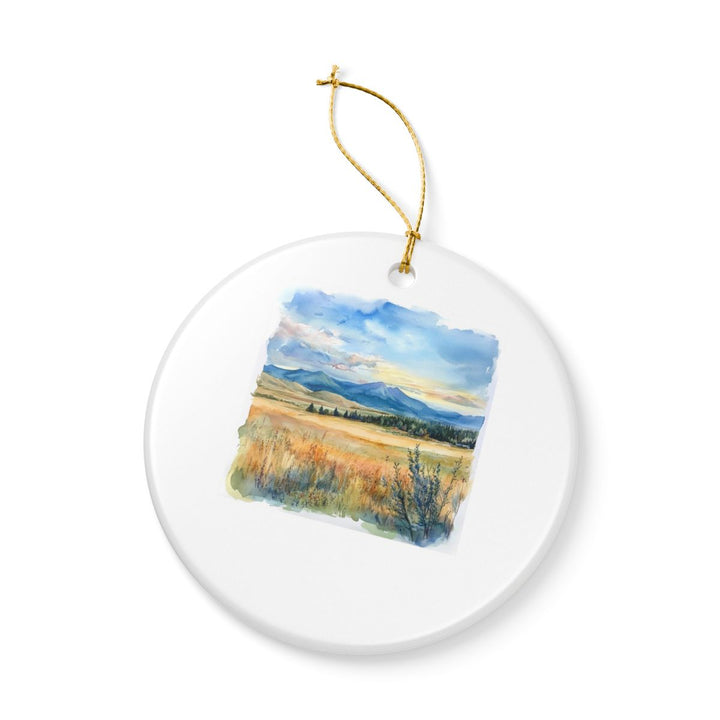 Big Sky Montana Ornament: Unique Big Sky Montana Souvenir, Big Sky Montana Xmas Decor, and Authentic Big Sky Montana Gift
