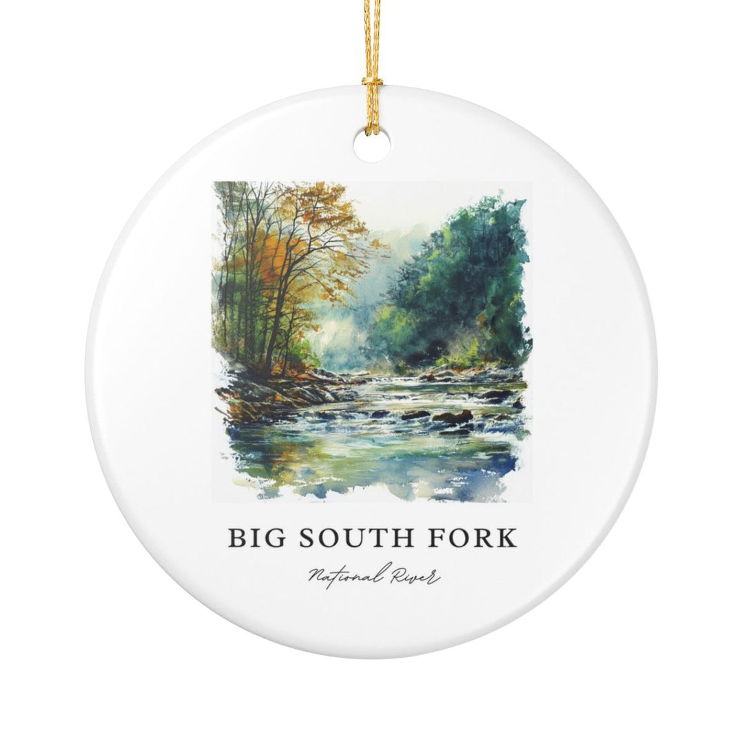 Big South Fork Ornament: Unique Big South Fork Souvenir, Big South Fork Xmas Decor, and Authentic Big South Fork Gift