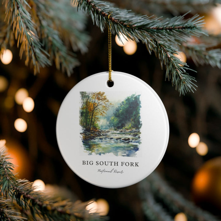 Big South Fork Ornament: Unique Big South Fork Souvenir, Big South Fork Xmas Decor, and Authentic Big South Fork Gift