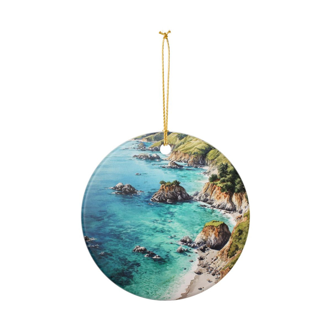 Big Sur Ornament: Unique Big Sur Souvenir, Big Sur Xmas Decor, and Authentic Big Sur Gift