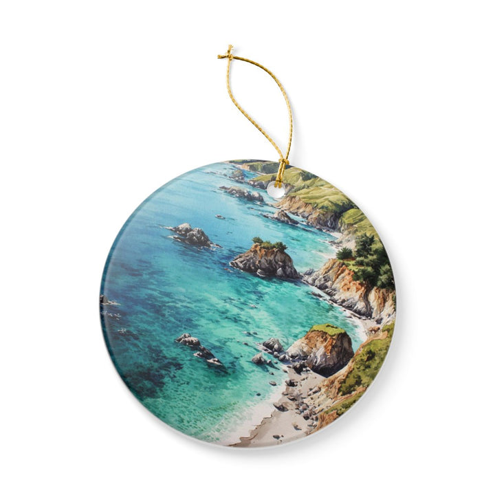 Big Sur Ornament: Unique Big Sur Souvenir, Big Sur Xmas Decor, and Authentic Big Sur Gift