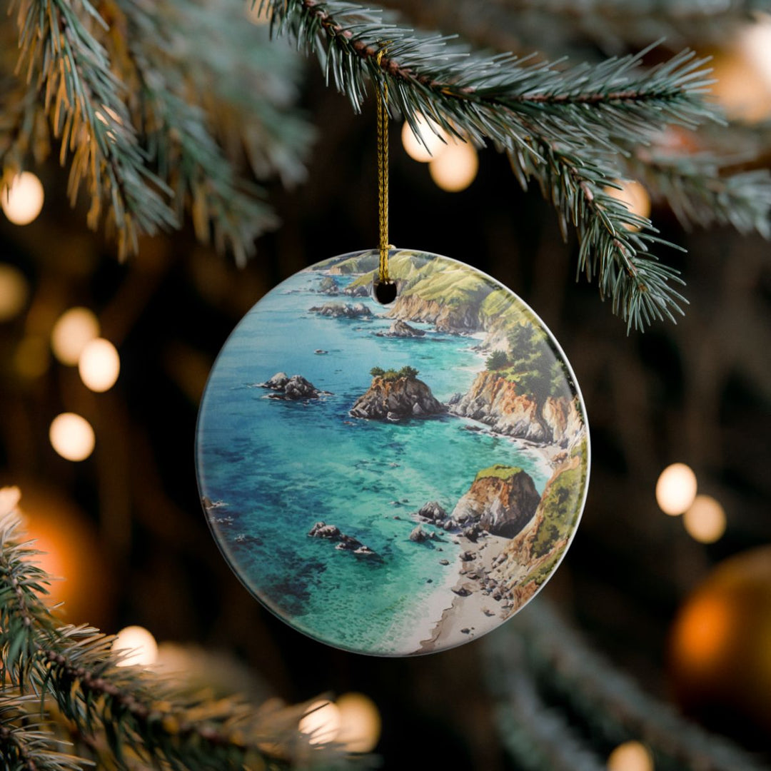 Big Sur Ornament: Unique Big Sur Souvenir, Big Sur Xmas Decor, and Authentic Big Sur Gift