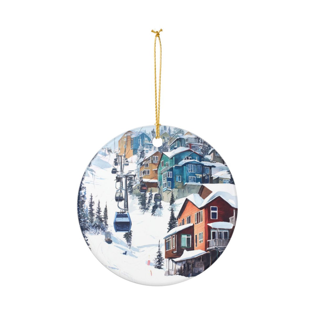 Big White Canada Ornament: Unique Big White Souvenir, Big White Canada Xmas Decor, and Authentic Big White Gift