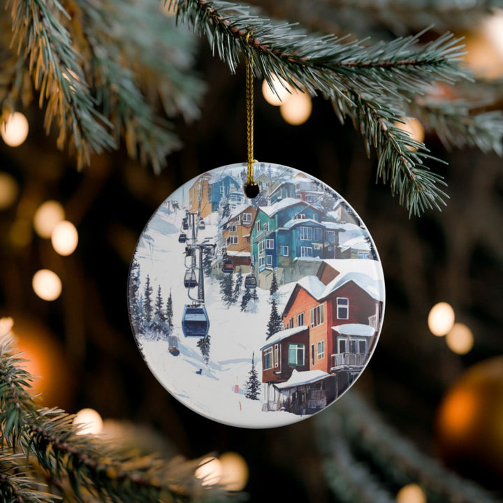 Big White Canada Ornament: Unique Big White Souvenir, Big White Canada Xmas Decor, and Authentic Big White Gift