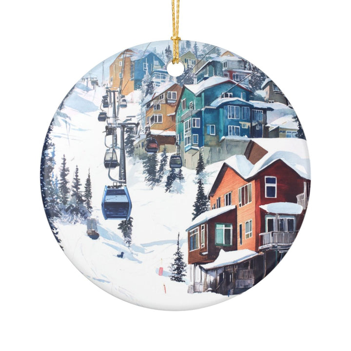 Big White Canada Ornament: Unique Big White Souvenir, Big White Canada Xmas Decor, and Authentic Big White Gift