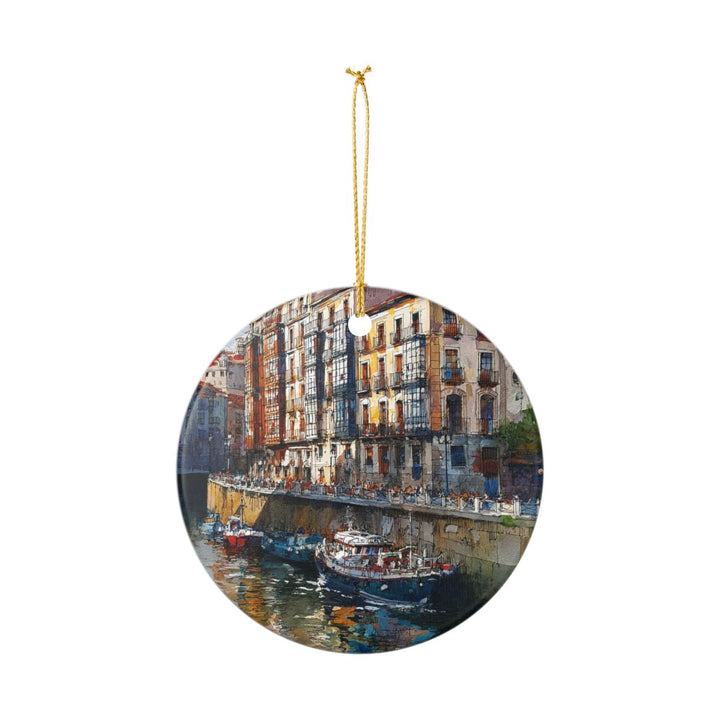 Bilbao Ornament: Unique Bilbao Souvenir, Bilbao Xmas Decor, and Authentic Bilbao Gift