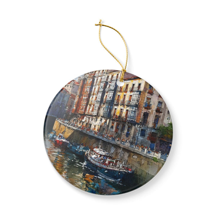 Bilbao Ornament: Unique Bilbao Souvenir, Bilbao Xmas Decor, and Authentic Bilbao Gift