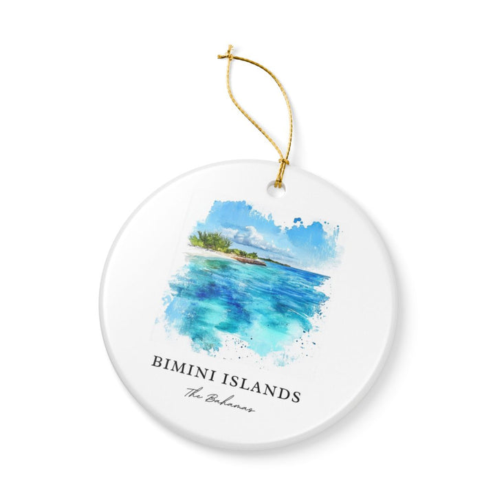 Bimini Islands Ornament: Unique Bimini Islands Souvenir, Bimini Islands Xmas Decor, and Authentic Bimini Islands Gift