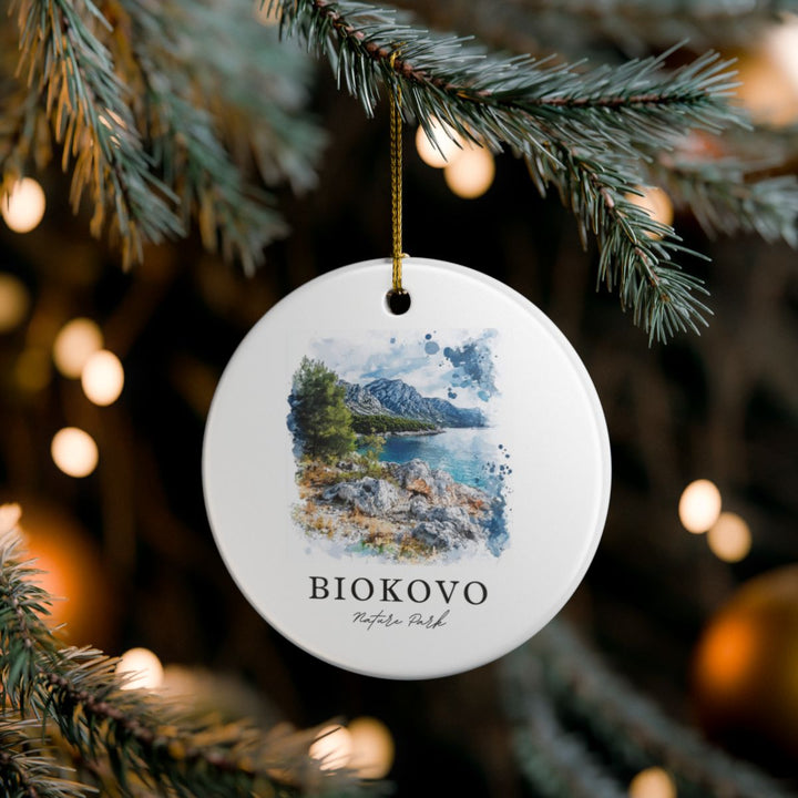 Biokovo National Park Croatia Ornament: Unique Biokovo National Park Souvenir, Biokovo National Park Croatia Xmas Decor, and Authentic Biokovo National Park Gift