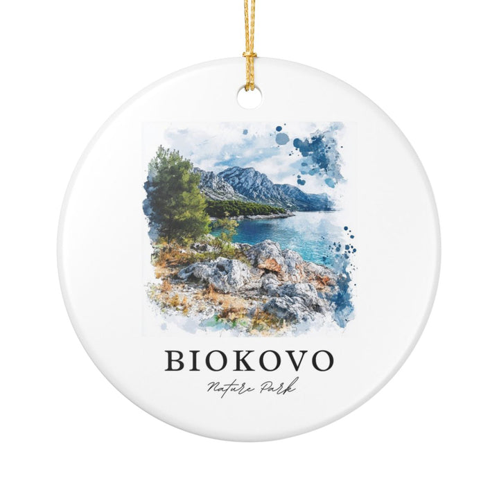 Biokovo National Park Croatia Ornament: Unique Biokovo National Park Souvenir, Biokovo National Park Croatia Xmas Decor, and Authentic Biokovo National Park Gift