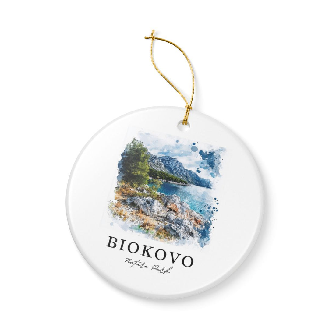 Biokovo National Park Croatia Ornament: Unique Biokovo National Park Souvenir, Biokovo National Park Croatia Xmas Decor, and Authentic Biokovo National Park Gift