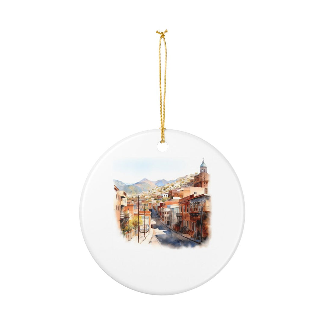Bisbee Arizona Ornament: Unique Bisbee Souvenir, Bisbee Arizona Xmas Decor, and Authentic Bisbee Gift