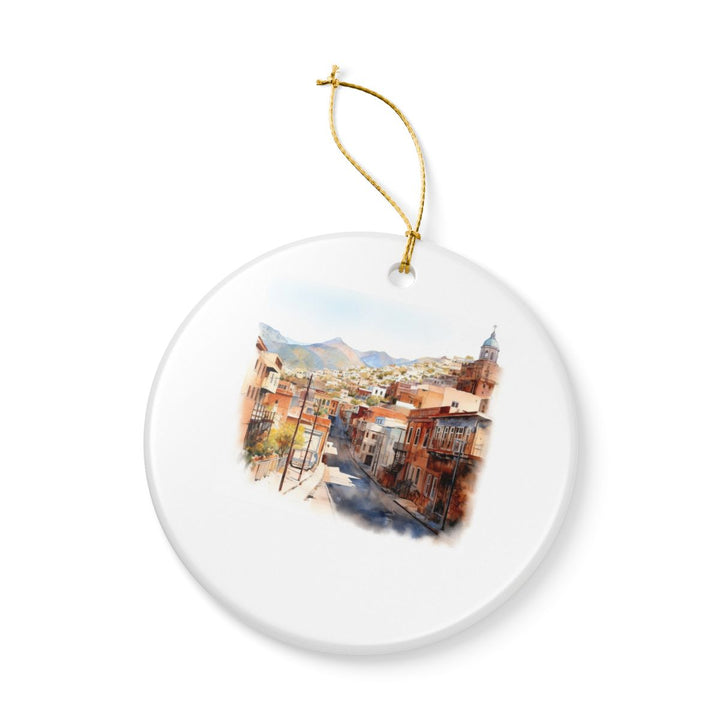 Bisbee Arizona Ornament: Unique Bisbee Souvenir, Bisbee Arizona Xmas Decor, and Authentic Bisbee Gift