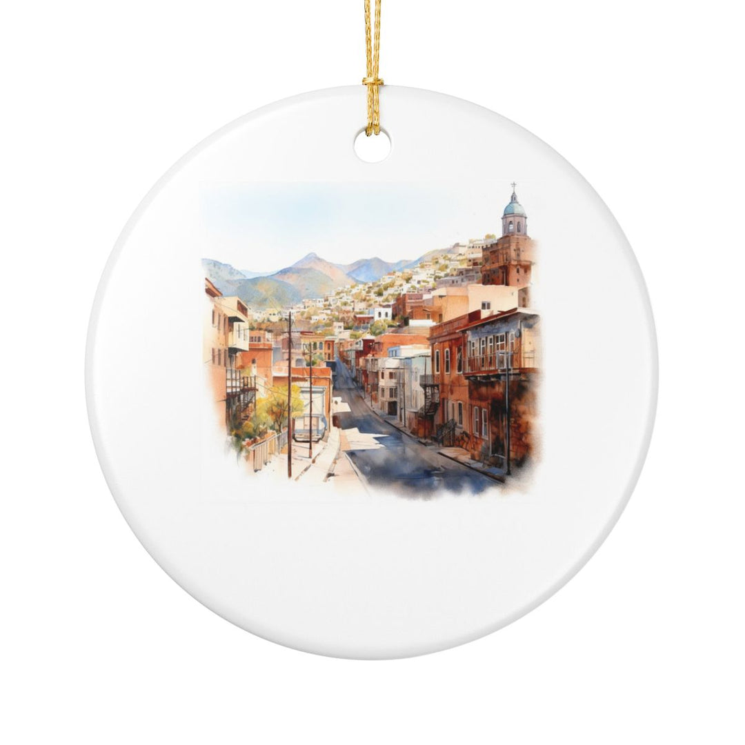 Bisbee Arizona Ornament: Unique Bisbee Souvenir, Bisbee Arizona Xmas Decor, and Authentic Bisbee Gift