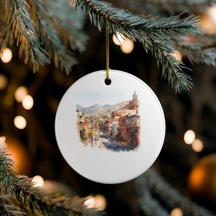 Bisbee Arizona Ornament: Unique Bisbee Souvenir, Bisbee Arizona Xmas Decor, and Authentic Bisbee Gift