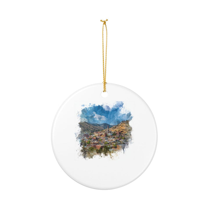 Bisbee Arizona Ornament: Unique Bisbee Souvenir, Bisbee Arizona Xmas Decor, and Authentic Bisbee Gift
