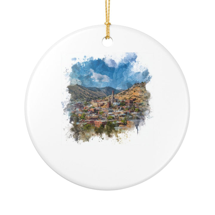 Bisbee Arizona Ornament: Unique Bisbee Souvenir, Bisbee Arizona Xmas Decor, and Authentic Bisbee Gift