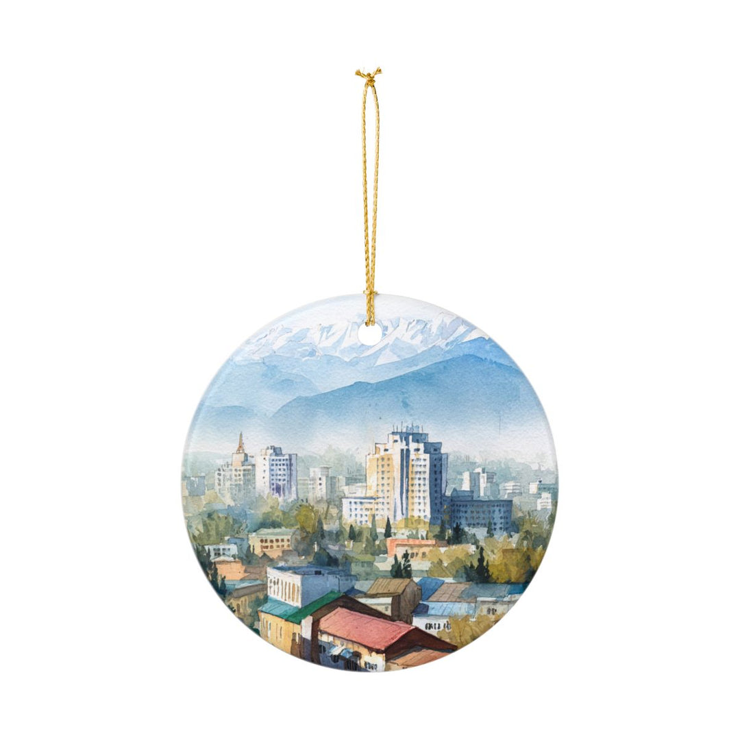 Bishkek Kyrgyzstan Ornament: Unique Bishkek Kyrgyzstan Souvenir, Bishkek Kyrgyzstan Xmas Decor, and Authentic Bishkek Kyrgyzstan Gift