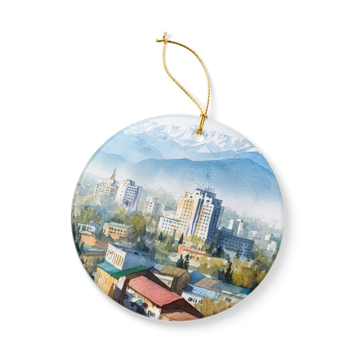 Bishkek Kyrgyzstan Ornament: Unique Bishkek Kyrgyzstan Souvenir, Bishkek Kyrgyzstan Xmas Decor, and Authentic Bishkek Kyrgyzstan Gift