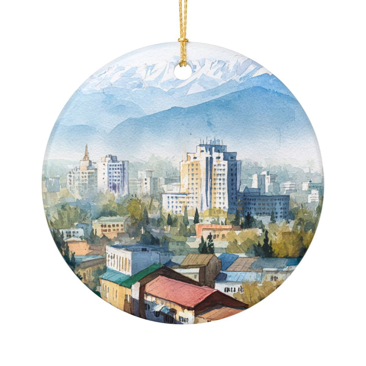 Bishkek Kyrgyzstan Ornament: Unique Bishkek Kyrgyzstan Souvenir, Bishkek Kyrgyzstan Xmas Decor, and Authentic Bishkek Kyrgyzstan Gift