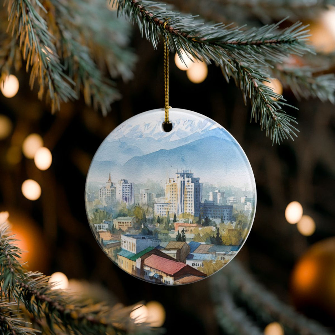 Bishkek Kyrgyzstan Ornament: Unique Bishkek Kyrgyzstan Souvenir, Bishkek Kyrgyzstan Xmas Decor, and Authentic Bishkek Kyrgyzstan Gift