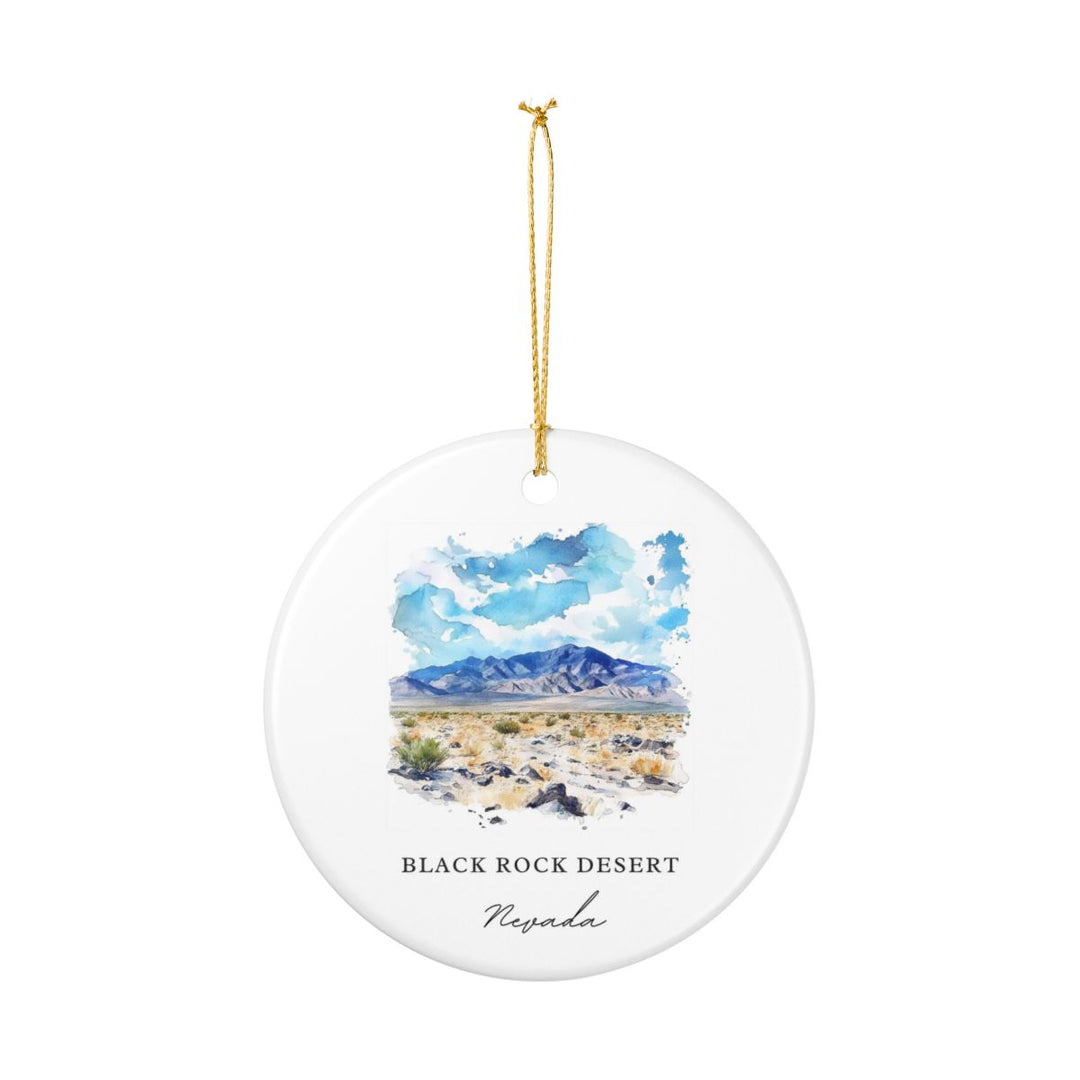 Black Rock Desert Nevada Nevada Ornament: Unique Black Rock Desert Nevada Souvenir, Black Rock Desert Nevada Nevada Xmas Decor, and Authentic Black Rock Desert Nevada Gift