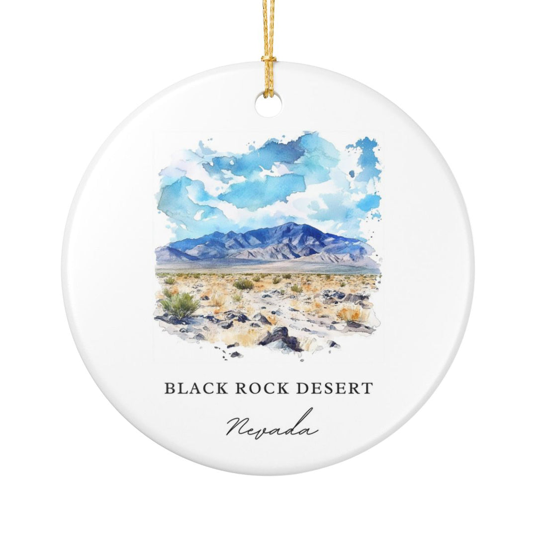 Black Rock Desert Nevada Nevada Ornament: Unique Black Rock Desert Nevada Souvenir, Black Rock Desert Nevada Nevada Xmas Decor, and Authentic Black Rock Desert Nevada Gift