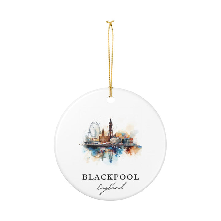 Blackpool England Ornament: Unique Blackpool England Souvenir, Blackpool England Xmas Decor, and Authentic Blackpool England Gift