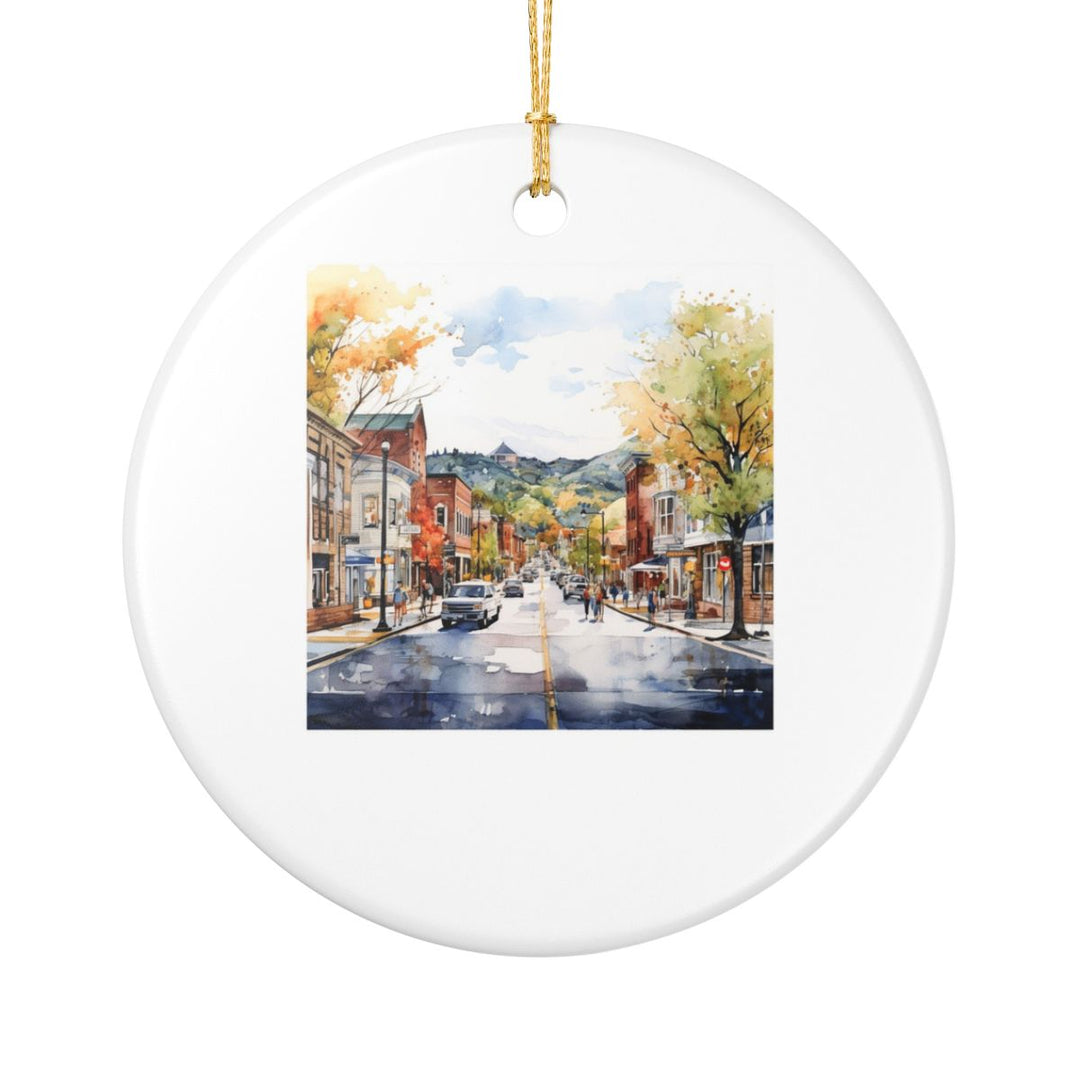 Blacksburg Virginia Ornament: Unique Blacksburg Souvenir, Blacksburg Virginia Xmas Decor, and Authentic Blacksburg Gift