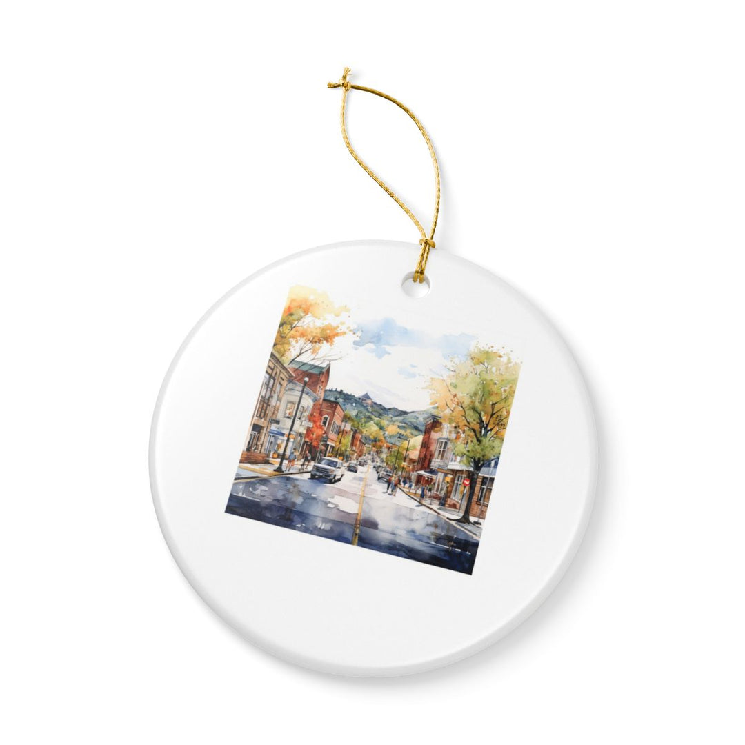 Blacksburg Virginia Ornament: Unique Blacksburg Souvenir, Blacksburg Virginia Xmas Decor, and Authentic Blacksburg Gift