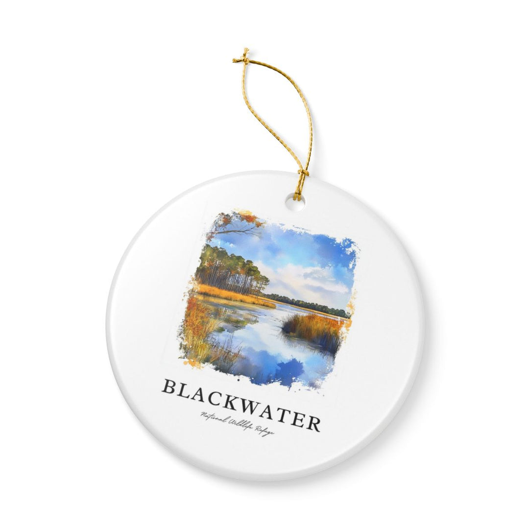 Blackwater National Wildlife Refuge Maryland Ornament: Unique Blackwater National Wildlife Refuge Souvenir, Blackwater National Wildlife Refuge Maryland Xmas Decor, and Authentic Blackwater National Wildlife Refuge Gift