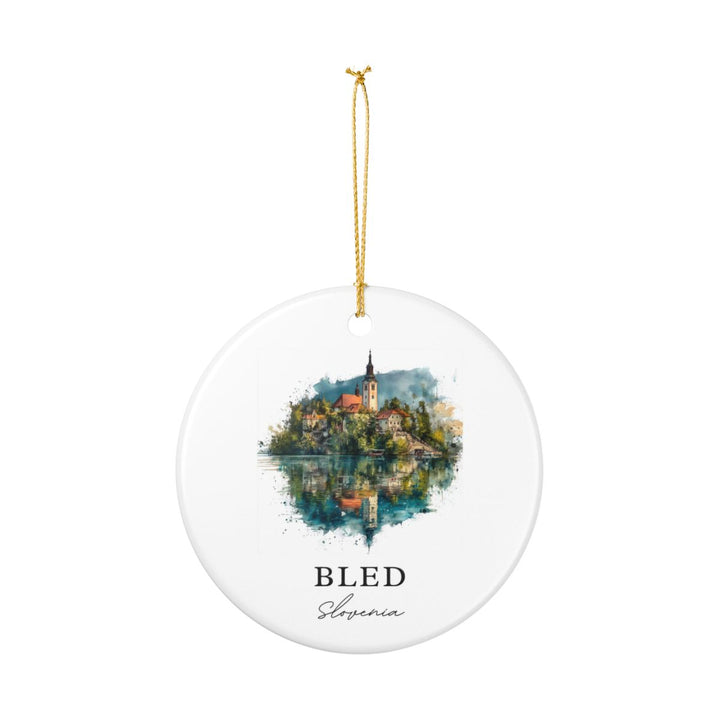 Bled Slovenia Ornament: Unique Bled Slovenia Souvenir, Bled Slovenia Xmas Decor, and Authentic Bled Slovenia Gift