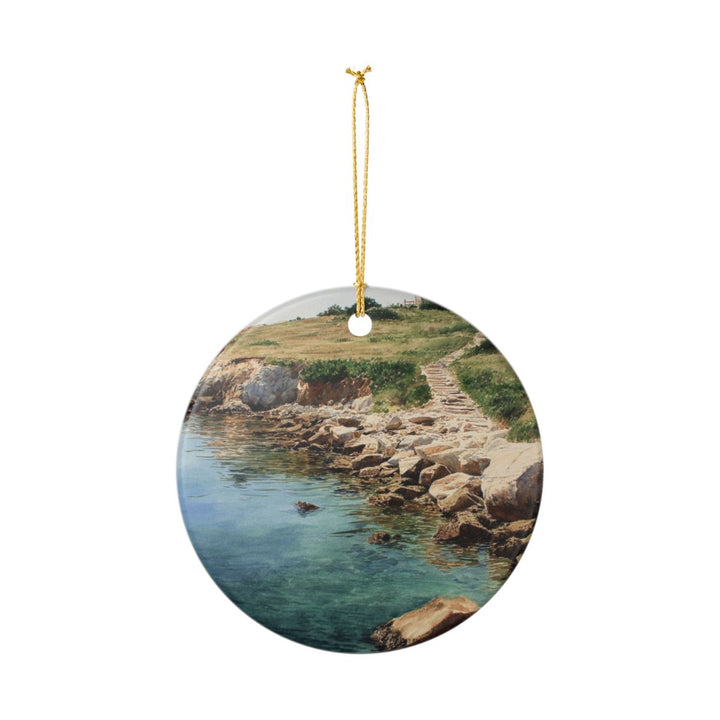 Block Island Rhode Island Ornament: Unique Block Island Souvenir, Block Island Rhode Island Xmas Decor, and Authentic Block Island Gift