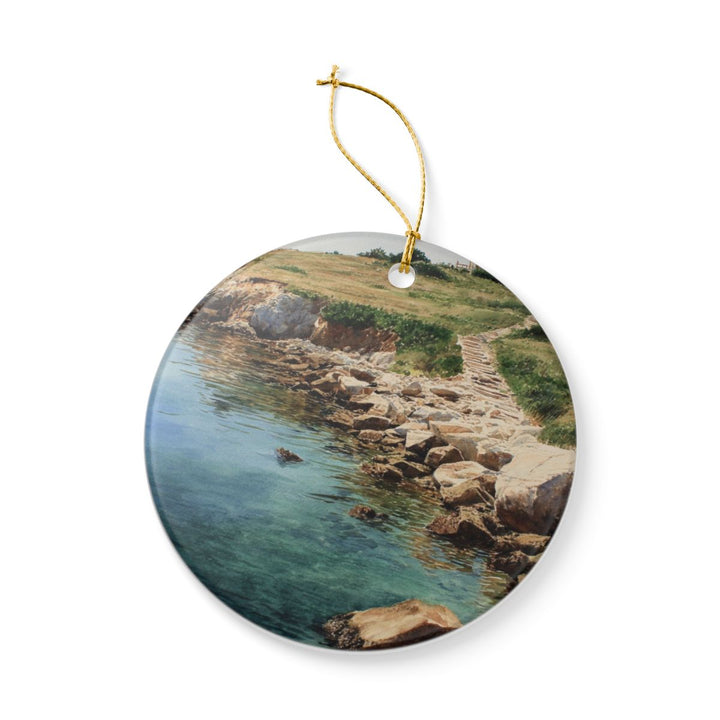 Block Island Rhode Island Ornament: Unique Block Island Souvenir, Block Island Rhode Island Xmas Decor, and Authentic Block Island Gift
