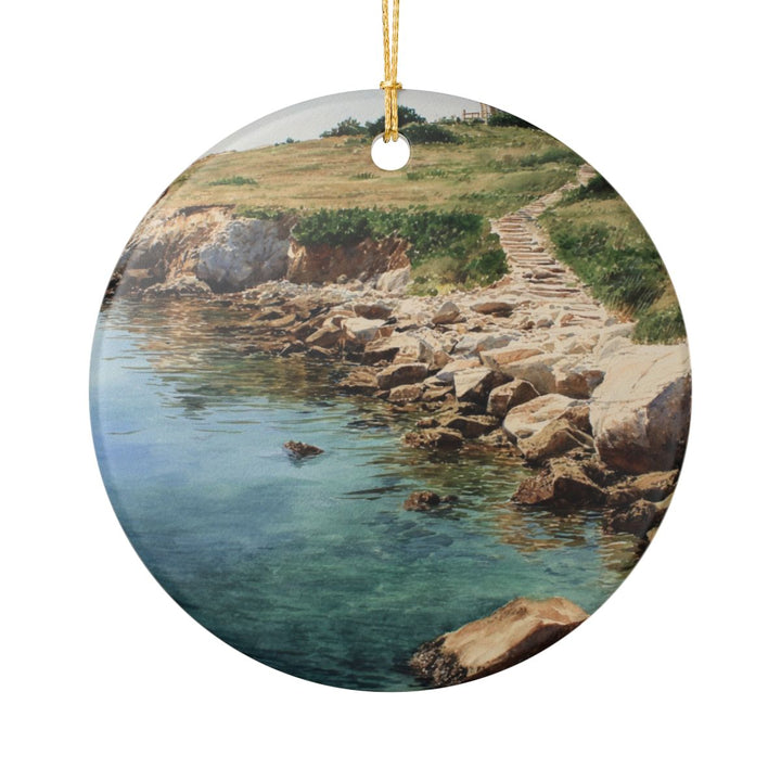 Block Island Rhode Island Ornament: Unique Block Island Souvenir, Block Island Rhode Island Xmas Decor, and Authentic Block Island Gift