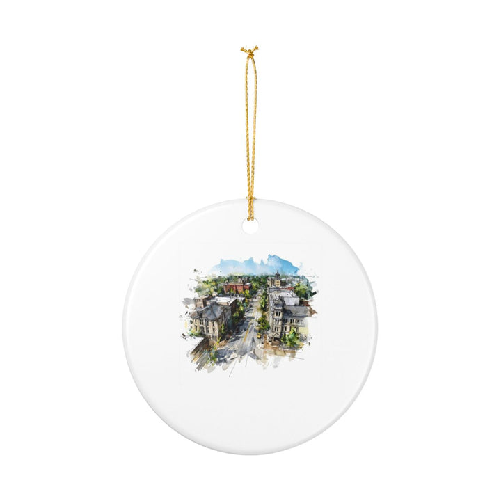 Bloomington Indiana Ornament: Unique Bloomington Souvenir, Bloomington Indiana Xmas Decor, and Authentic Bloomington Gift
