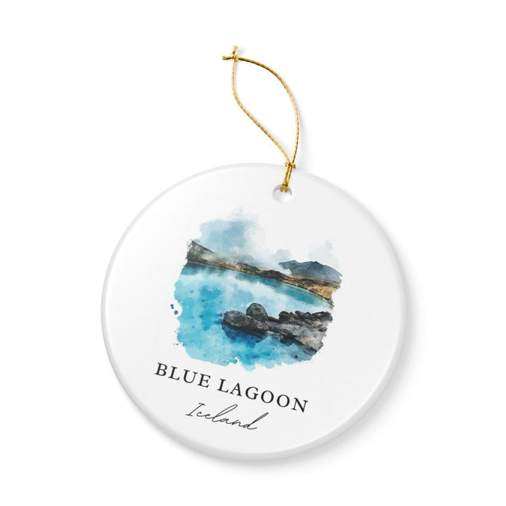Blue Lagoon Ornament: Unique Blue Lagoon Souvenir, Blue Lagoon Xmas Decor, and Authentic Blue Lagoon Gift
