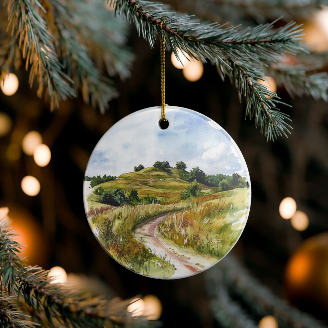 Blue Mounds State Park USA Ornament: Unique Blue Mounds State Park Souvenir, Blue Mounds State Park USA Xmas Decor, and Authentic Blue Mounds State Park Gift