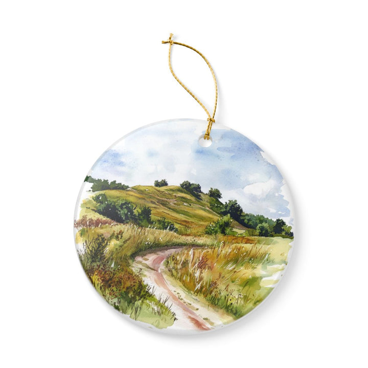 Blue Mounds State Park USA Ornament: Unique Blue Mounds State Park Souvenir, Blue Mounds State Park USA Xmas Decor, and Authentic Blue Mounds State Park Gift