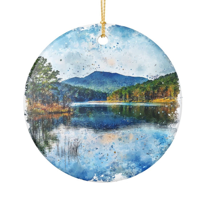 Blue Ridge Georgia Ornament: Unique Blue Ridge Georgia Souvenir, Blue Ridge Georgia Xmas Decor, and Authentic Blue Ridge Georgia Gift
