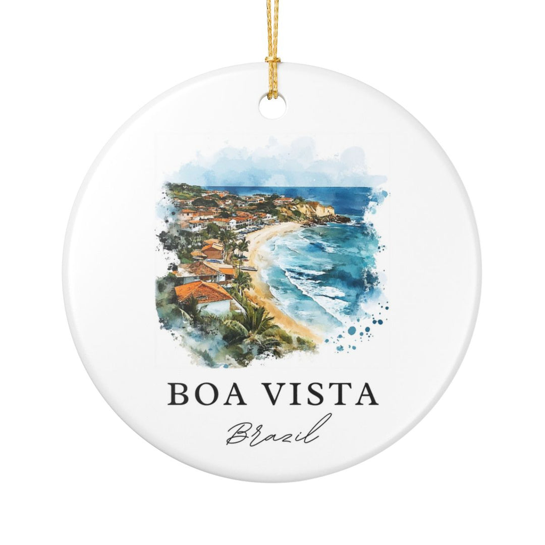 Boa Vista Brazil Ornament: Unique Boa Vista Souvenir, Boa Vista Brazil Xmas Decor, and Authentic Boa Vista Gift