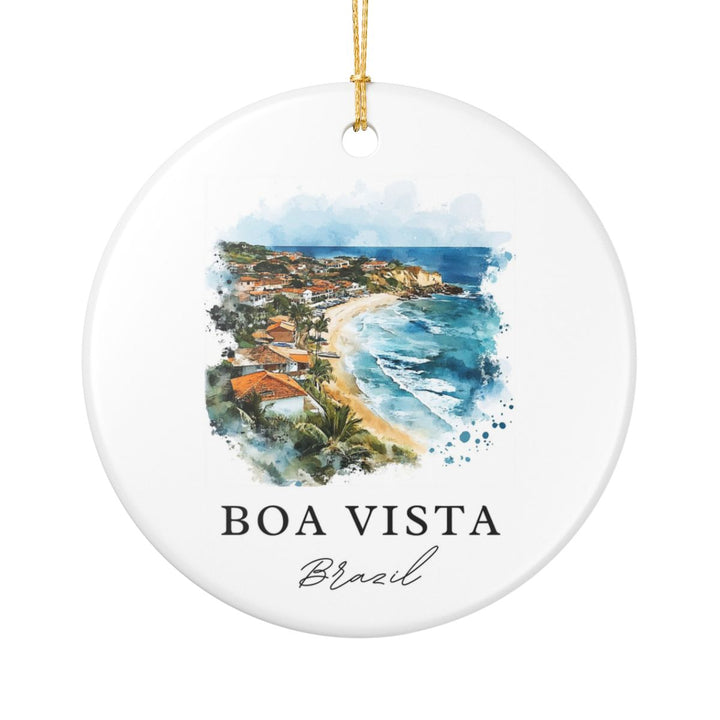 Boa Vista Brazil Ornament: Unique Boa Vista Souvenir, Boa Vista Brazil Xmas Decor, and Authentic Boa Vista Gift