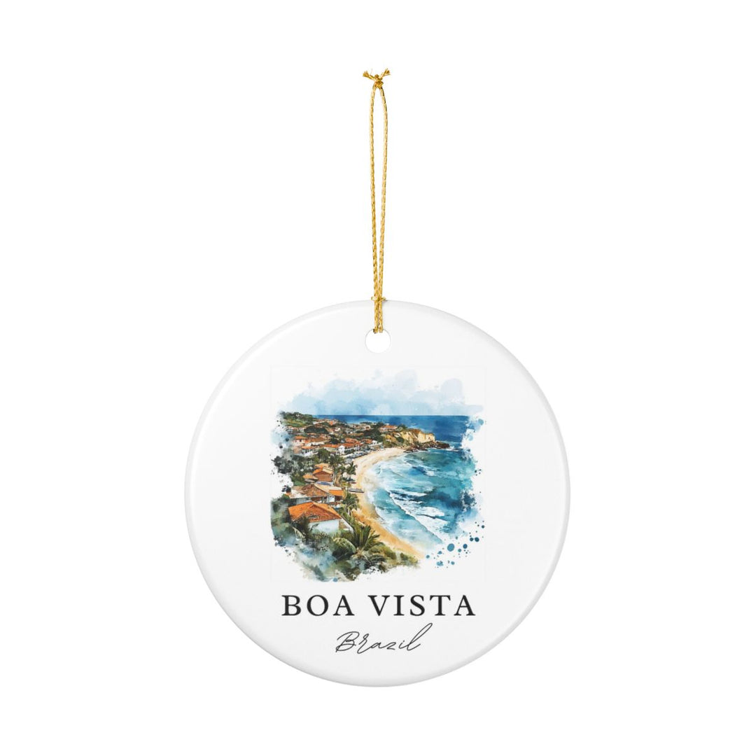 Boa Vista Brazil Ornament: Unique Boa Vista Souvenir, Boa Vista Brazil Xmas Decor, and Authentic Boa Vista Gift