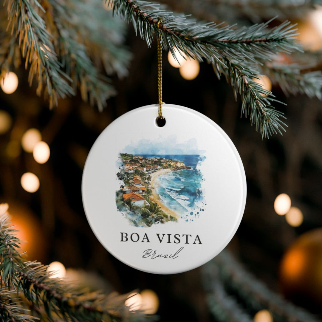 Boa Vista Brazil Ornament: Unique Boa Vista Souvenir, Boa Vista Brazil Xmas Decor, and Authentic Boa Vista Gift